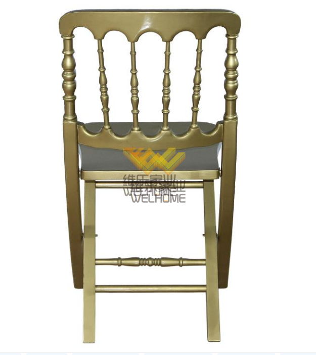 Gold wooden folding chateau chair for wedding/event